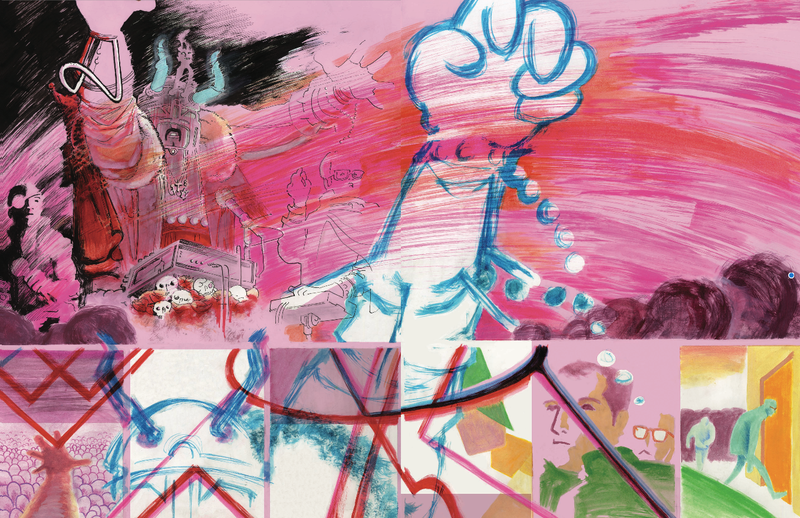 Illustration for article titled Michel Fiffe’s Zegas highlights the many dimensions of comic-book storytelling